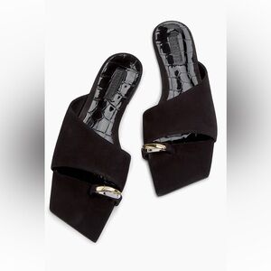 SCHUTZ Jodie Nubuck Leather Flats